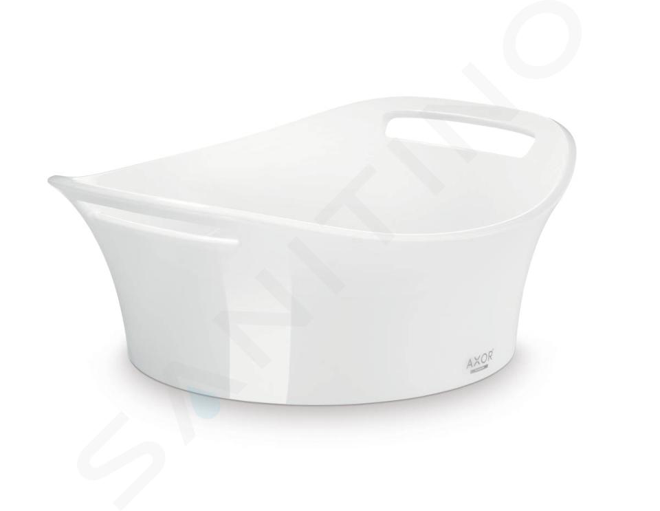 Axor Urquiola - Lavabo da appoggio, 51x43 cm, senza sfioratore, bianco alpino 11301000