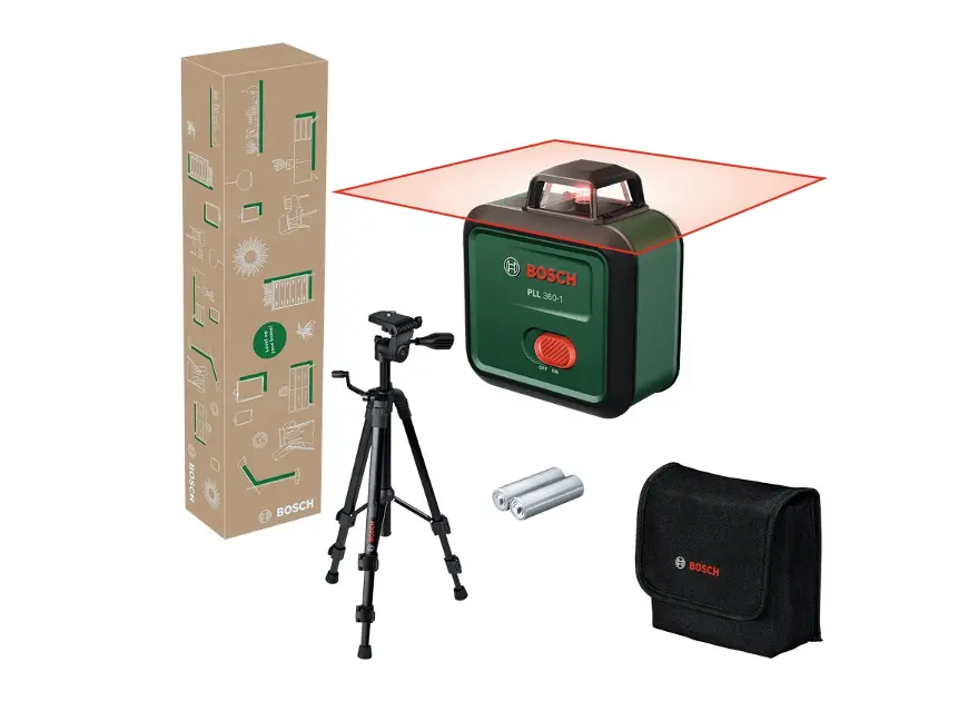 Bosch - Čiarový laser PLL 360-1, dosah 24 m, s príslušenstvom 0603663LZ1