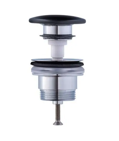 Duravit - Odpływ umywalkowy, ClickClack, czarny mat 0050791500