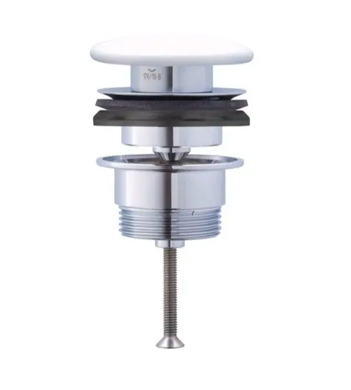 Duravit - Odpływ umywalki, ClickClack, biały matowy 0050793200