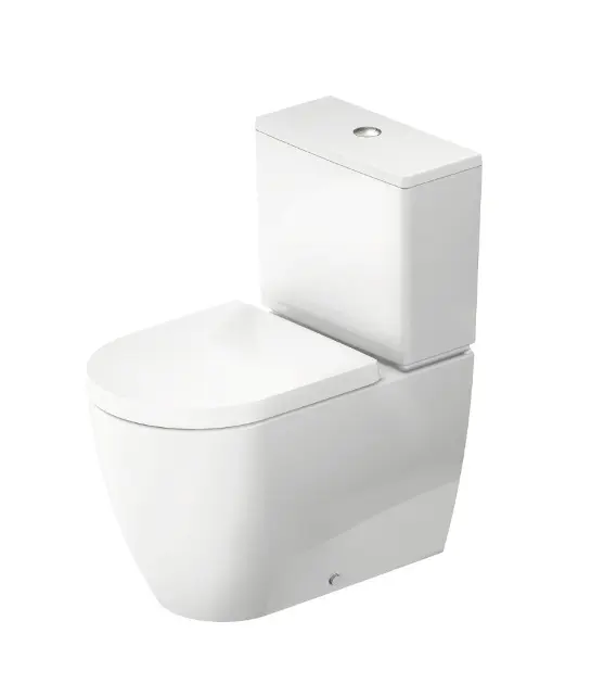 E-shop Duravit ME by Starck - WC kombi misa, vario odpad, Rimless, DuraShield, biela 200509AA00