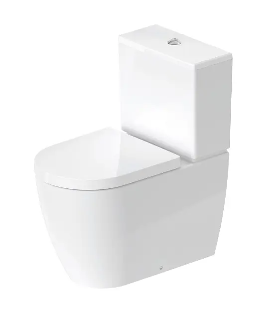 Duravit ME by Starck - WC kombi mísa, zadní odpad, DuraShield, bílá 217009AA00