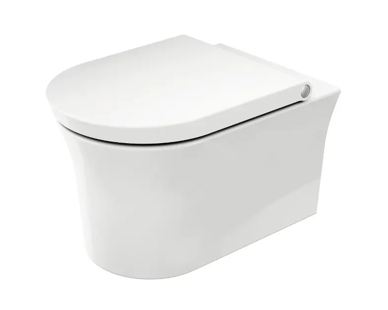 E-shop Duravit White Tulip - Závesné WC, Rimless, HygieneFlush, DuraShield, biela 257609AA00