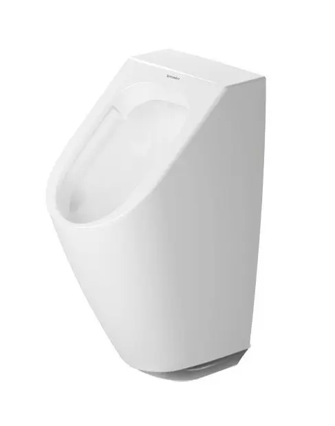 Duravit ME by Starck - Elektronisches Urinal, Wasseranschluss hinten, Netzanschluss, randlos, DuraShield, weiß 280931AA93