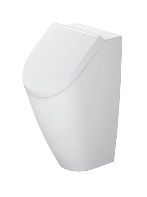 Duravit ME by Starck - Pisuar, tylny wlot wody, Rimless, DuraShield, biały 281230AA00
