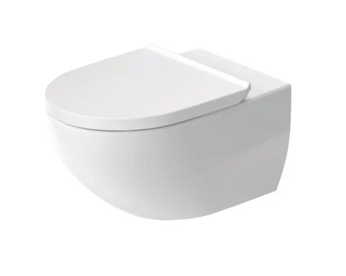 Duravit Architec - WC suspendu avec abattant SoftClose, Rimless, DuraShield, blanc 45726900A1