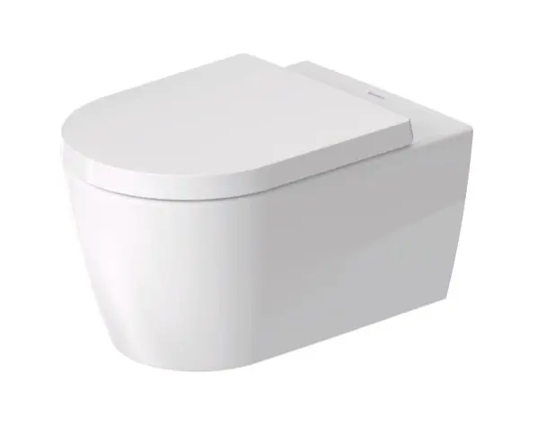 Duravit ME by Starck - Závesné WC s doskou SoftClose, Rimless, Hygieneflush, DuraShield, biela 457909AAA1