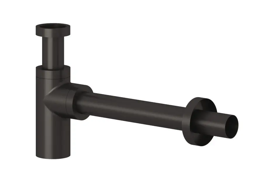 Levně Kludi - Designový sifon, broušený Gunmetal 10020N2-00