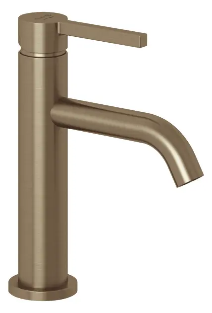 Levně Kludi Nova Fonte - Umyvadlová baterie s výpustí Push-Open, kartáčovaný bronz 20266N115