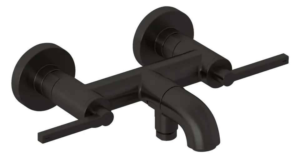 Levně Kludi Nova Fonte - Vanová baterie, broušený Gunmetal 20540N215