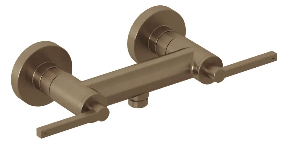 Kludi Nova Fonte - Grifo de ducha, bronce cepillado 20710N115