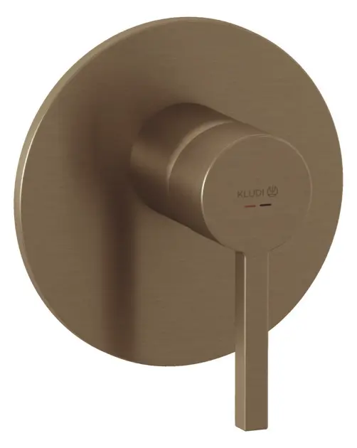 Kludi Nova Fonte - Grifo de ducha empotrado, bronce cepillado 20755N115