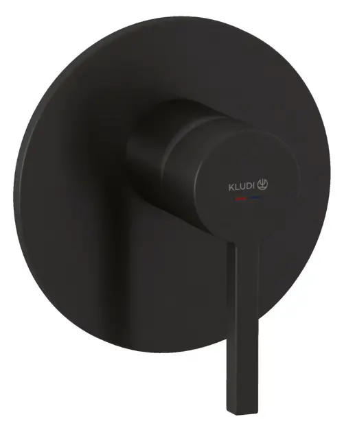 Kludi Nova Fonte - Grifo empotrado de ducha, Gunmetal cepillado 20755N215