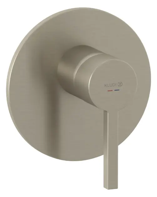 Kludi Nova Fonte - Grifo de ducha empotrado, níquel cepillado 20755N515