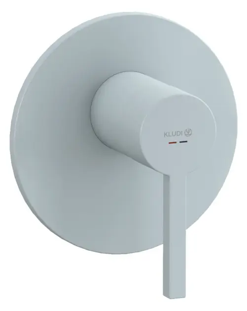 Kludi Nova Fonte - Grifo de ducha empotrada, azul claro mate 20755O415