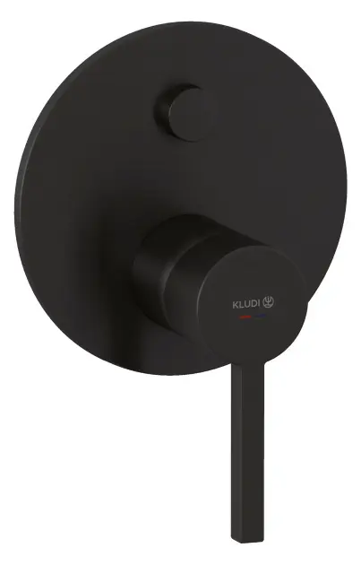 Kludi Nova Fonte - Grifo empotrado para 2 aparatos, Gunmetal 20759N215