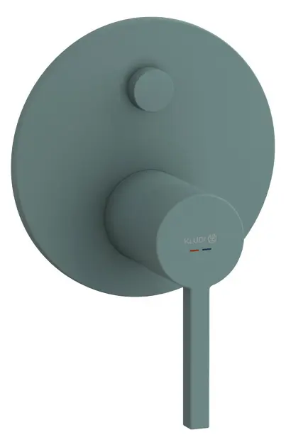 Kludi Nova Fonte - Grifo empotrado para 2 aparatos, petróleo mate 20759O315