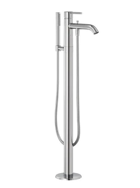 Levně Kludi Nova Fonte - Vanová baterie do podlahy, s příslušenstvím, chrom 385900515