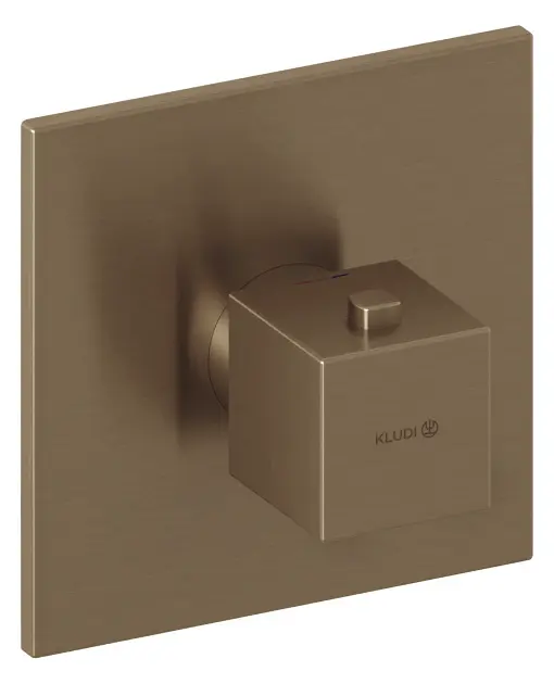Kludi Decus - Baterie termostatată încastrată, bronz periat 54739N175