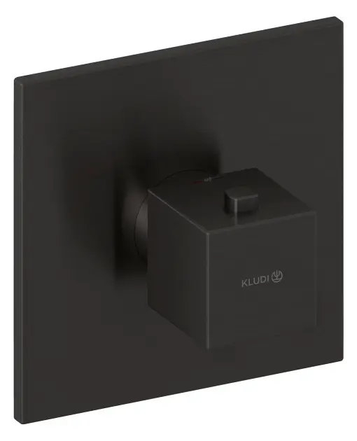 Kludi Decus - Baterie termostatată încastrată, Gunmetal periat 54739N275