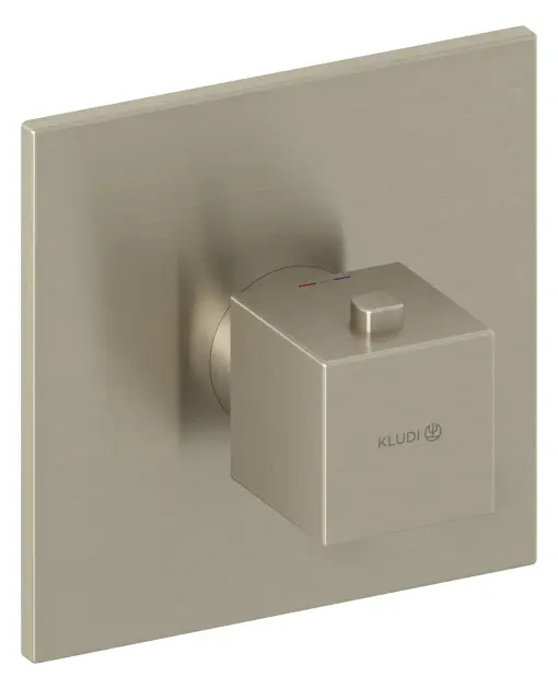 Kludi Decus - Baterie termostatată încastrată, nichel periat 54739N575