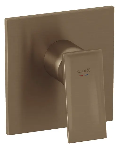 Kludi Decus - Baterie încastrată de duș, bronz periat 54755N175