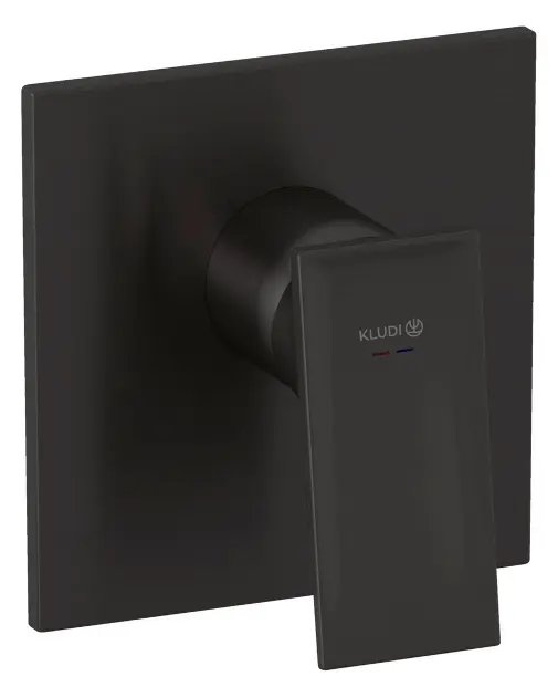 Kludi Decus - Baterie duș încastrată, Gunmetal periat 54755N275