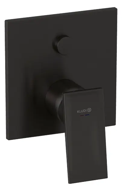 Kludi Decus - Baterie încastrată, pentru 2 consumatori, Gunmetal periat 54759N275