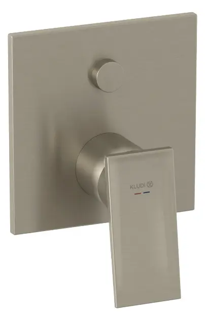 Kludi Decus - Baterie încastrată, pentru 2 consumatori, nichel periat 54759N575