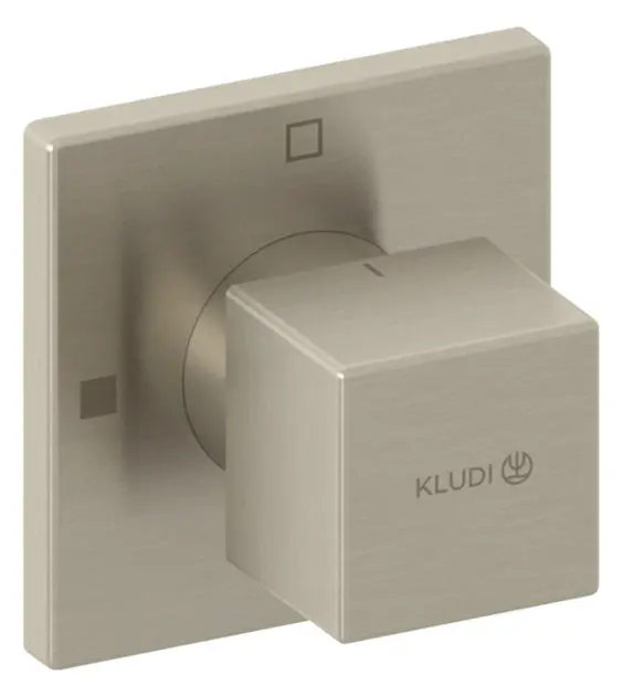 Kludi Decus - Ventil încastrat, pentru 2 consumatori, nichel periat 54847N575