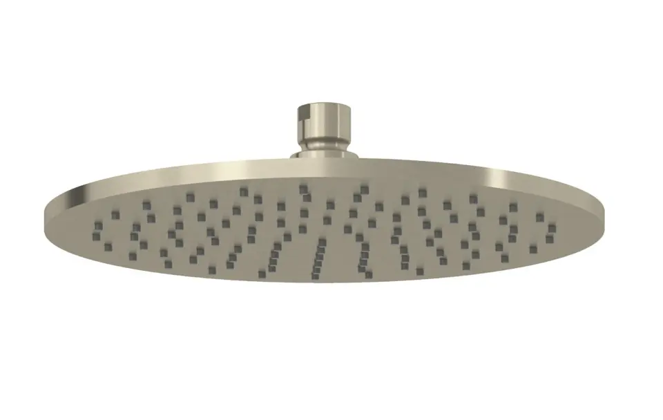 Kludi A-Qa - Rociador de ducha, 25 cm de diámetro, níquel cepillado 64325N5-00