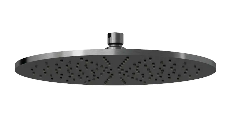 Kludi A-Qa - Hlavová sprcha, průměr 30 cm, broušený Gunmetal 64330N2-00