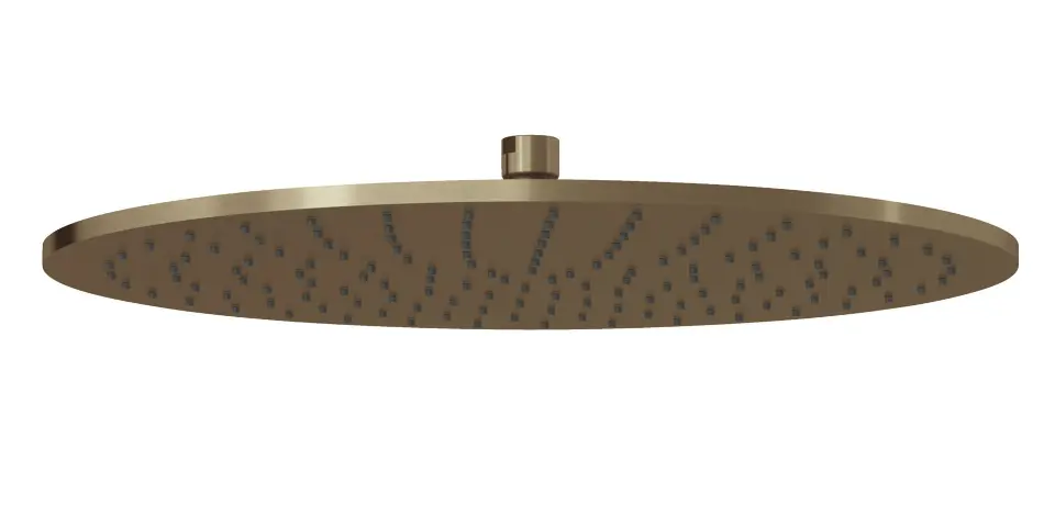 Kludi A-Qa - Soffione doccia, diametro 40 cm, bronzo spazzolato 64340N1-00