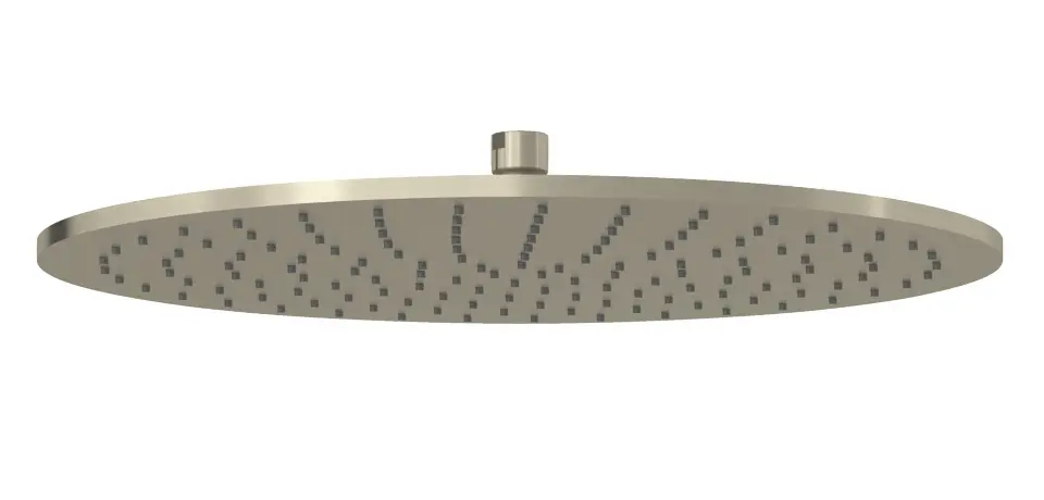 Kludi A-Qa - Soffione doccia, diametro 40 cm, nickel spazzolato 64340N5-00