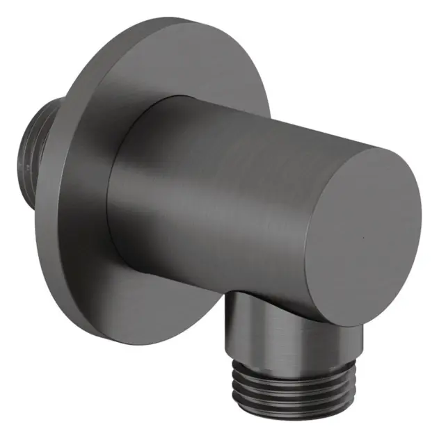 Levně Kludi A-Qa - Nástěnné kolínko, broušený Gunmetal 65547N2-00
