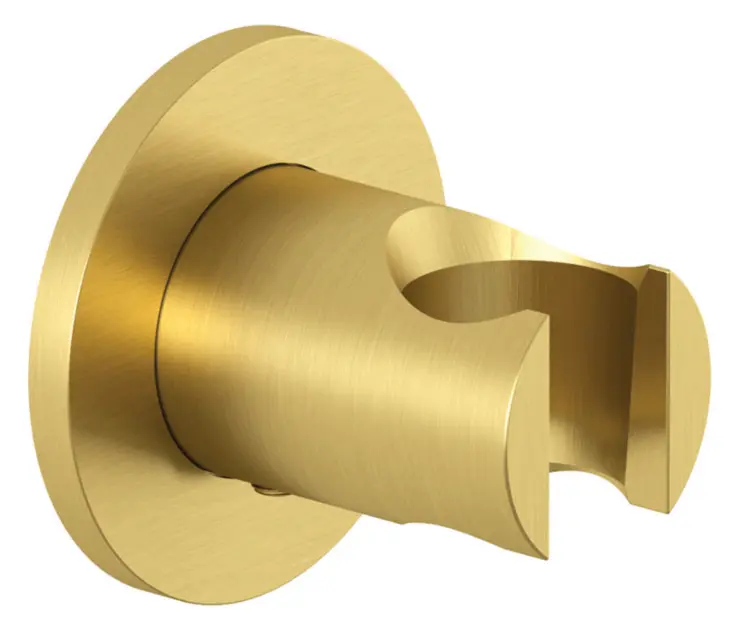 Kludi A-Qa - Duschhalter, Gold gebürstet 65557N0-00