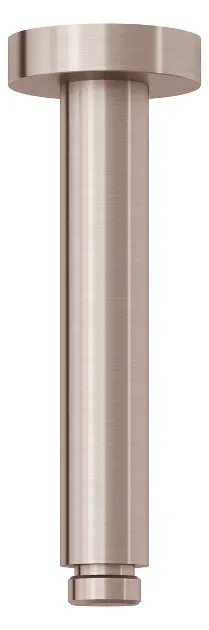 Kludi A-Qa - Brazo de ducha de techo, 15 cm, bronce cepillado 66515N1-00