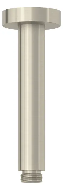Kludi A-Qa - Brazo de ducha de techo, 15 cm, níquel cepillado 66515N5-00