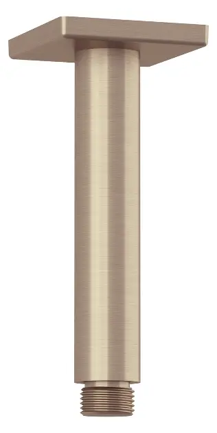 Levně Kludi A-Qa - Sprchové rameno stropní, 15 cm, kartáčovaný bronz 66535N1-00
