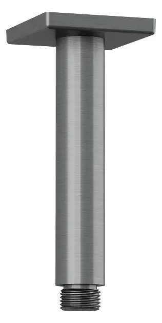 Levně Kludi A-Qa - Sprchové rameno stropní, 15 cm, broušený Gunmetal 66535N2-00