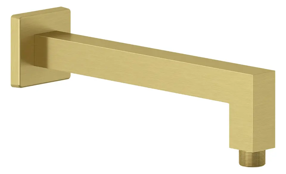 Levně Kludi A-Qa - Sprchové rameno, 25 cm, kartáčované zlato 66543N0-00