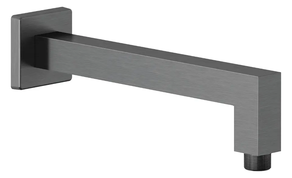 Levně Kludi A-Qa - Sprchové rameno, 25 cm, broušený Gunmetal 66543N2-00