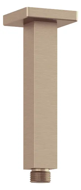Levně Kludi A-Qa - Sprchové rameno stropní, 15 cm, kartáčovaný bronz 66545N1-00
