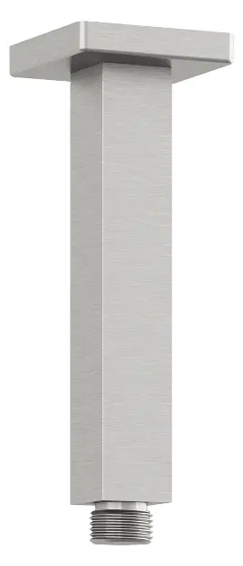 Levně Kludi A-Qa - Sprchové rameno stropní, 15 cm, kartáčovaný nikl 66545N5-00