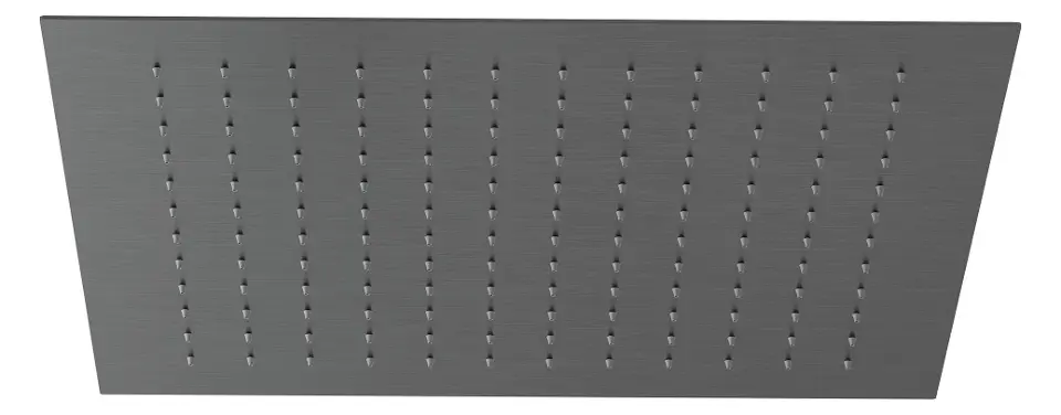 Levně Kludi Asana - Hlavová sprcha, 44x44 cm, broušený Gunmetal 69410N2-00