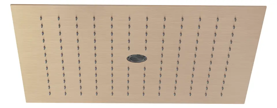 Levně Kludi Asana - Hlavová sprcha, 44x44 cm, 2 proudy, kartáčovaný bronz 69420N1-00