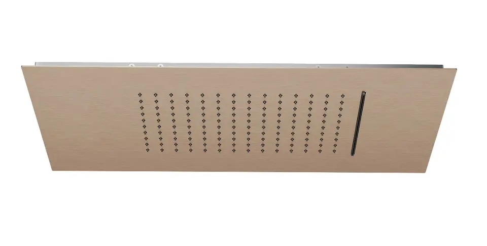 Levně Kludi Asana - Hlavová sprcha, 60x30 cm, 2 proudy, kartáčovaný bronz 69450N1-00