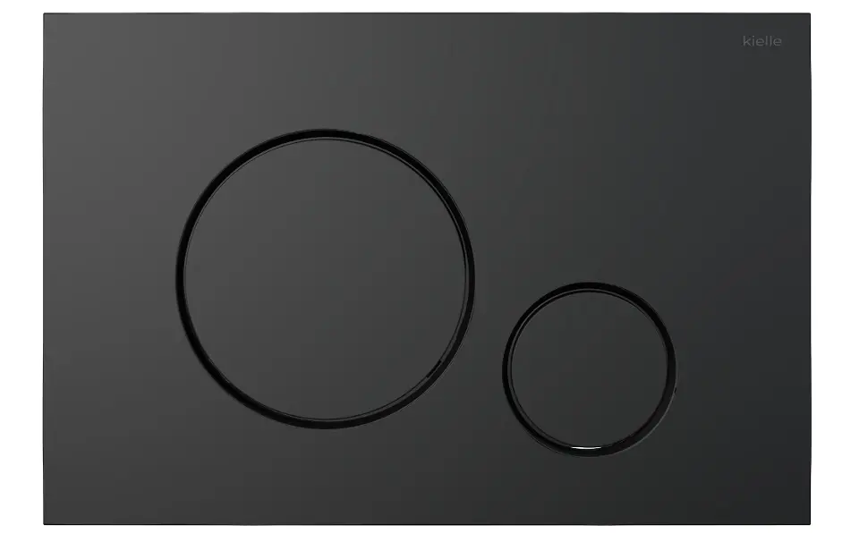 kielle - Ovládacie tlačidlo splachovania, matná čierna 70209040ROZ1