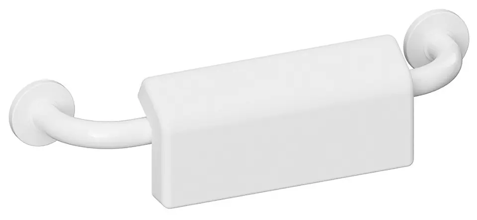 E-shop Sapho - Držadlo (madlo) Handicap s chrbtovou opierkou, dĺžka 50 cm, biela XH575W