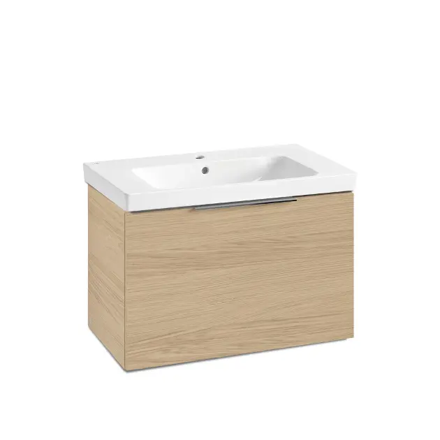 Villeroy & Boch Architectura - Skrinka s umývadlom, 75x47x42 cm, 1 zásuvka, CeramicPlus, Nordic Oak 4A8780R1SVJ